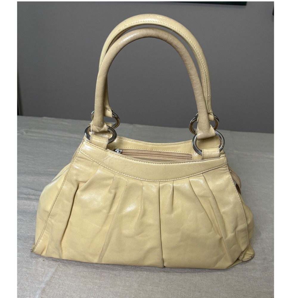 Hobo International Leather Y2K Shoulder Bag Medium Slouchy Boho Coastal Neutral